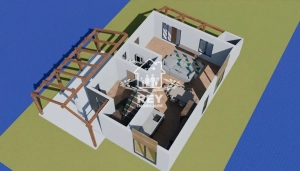 Casă individuală Șura Mică Sibiu 5 camere, teren 500 mp, pompă de căldură, fotovoltaice
