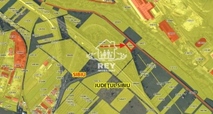 Teren 1647 mp Gușterița Sibiu, acces auto, ideal parcare sau investiție|en|Land 1647
