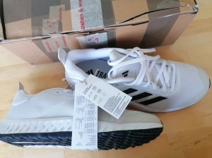 Adidas Everyset IF3200 pantofi sport albi unisex sala fitness training marimea 40 noi in cutie
