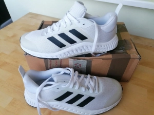 Adidas Everyset IF3200 pantofi sport albi unisex sala fitness training marimea 40 noi in cutie