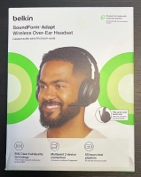 CASTI WIRELESS Belkin cu Micfon Bluetooth 5.2 - 65h Autonomie Call - USB-C Excelente Call Ce