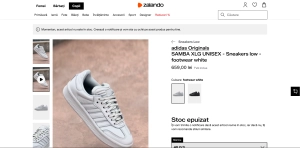Adidas Samba XLG JI3194 ORIGINALI piele naturala alb unisex barbati dama copii marime 41 1/3 A
