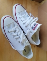 Tenisi unisex Converse Chuck Taylor All Star Ox, culoare alb, marimea 40 model clasic basketi