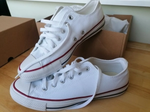 Tenisi unisex Converse Chuck Taylor All Star Ox, culoare alb, marimea 40 model clasic basketi