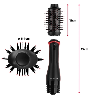 Perie electrica fixa REVLON One-Step Volumiser PLUS RVDR5298E, cu cap detasabil, 4 trepte temp