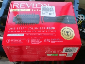 Perie electrica fixa REVLON One-Step Volumiser PLUS RVDR5298E, cu cap detasabil, 4 trepte temp