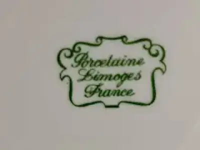 Farfurie decorativa din portelan Limoges