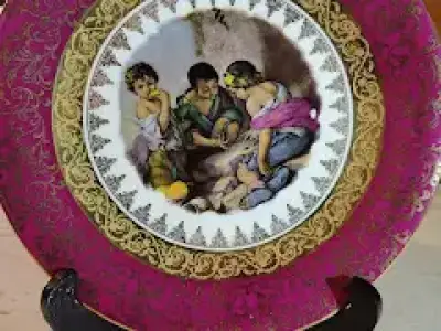 Farfurie decorativa din portelan Limoges