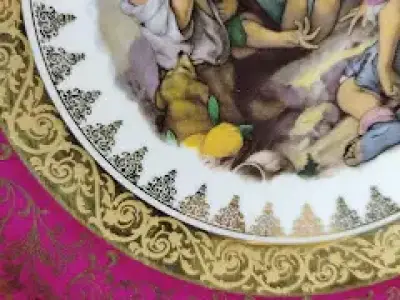 Farfurie decorativa din portelan Limoges