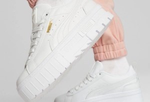 PUMA Mayze Pantofi sport Dama Fata Femeie cu platforma 4 cm - piele naturala tenesi incaltaminte