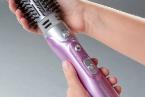 PERIE ROTATIVA Grundig HS 6220 GlamStyler, 1100W, 3 capete (25/40/50mm) Oprire automata, Ceramica