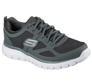 Skechers BURNS AGOURA Olive – Adidași bărbați verde oliv – comozi Memory Foam – mărimea 41 - p