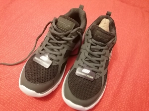 Skechers BURNS AGOURA Olive – Adidași bărbați verde oliv – comozi Memory Foam – mărimea 41 - p