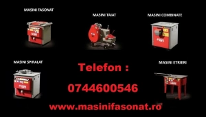 Masini fasonat, taiat, spiralat fier
