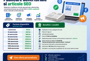 Redactare si publicare de Advertoriale SEO | Campanii articole sponsorizate