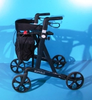 Cadru de mers cu ti din aluminiu|en|Aluminum wheeled walking frame|/enhu|Alum