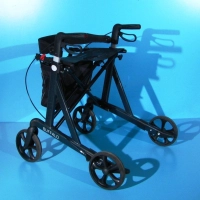 Cadru de mers cu ti din aluminiu|en|Aluminum wheeled walking frame|/enhu|Alum