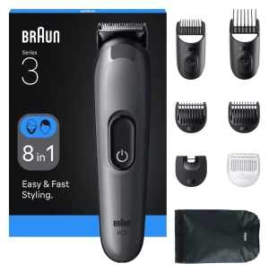 Trimmer pentru față/păr/corp Braun - AIO3540 Aparat de tuns multifunctional Braun All-in-One B