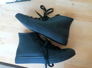 Tenisi unisex Converse Chuck Taylor All Star Hi Leather piele naturala marimea 39.5 - 40 noi O