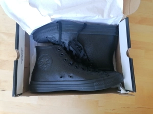 Tenisi unisex Converse Chuck Taylor All Star Hi Leather piele naturala marimea 39.5 - 40 noi O