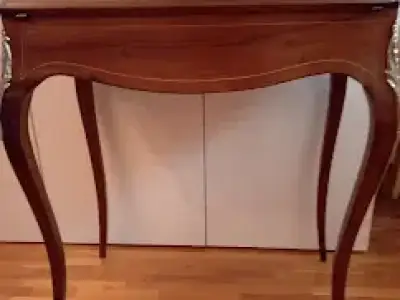 Secretaire francez Napoleon III, lemn nuc, restaurat