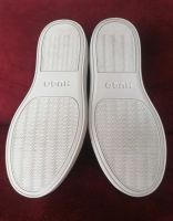 Adidasi tenesi sneakers din piele ecologica Hugo Boss, model Morrie Tenn alb, marimea 40 - ORI