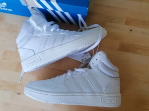 Adidași adidas Hoops 3.0 Mid Albi – NOI în cutie | Mărimea 40 | Unisex Barbat Dama Copii - Ghe