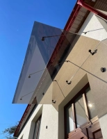 Copertine din inox și sticlă – ptecție modernă pentru intrări și terase|en|Stainles