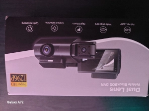 Cameră auto dublă 1296p – față + spate, Night Vision, nouă|en|Double car camera|/en