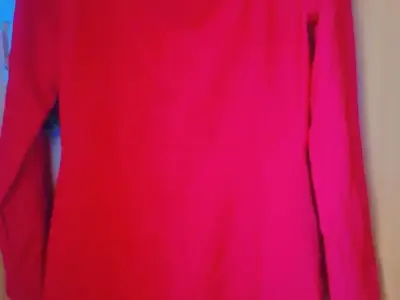 rochie dama  rosie cu maneci
