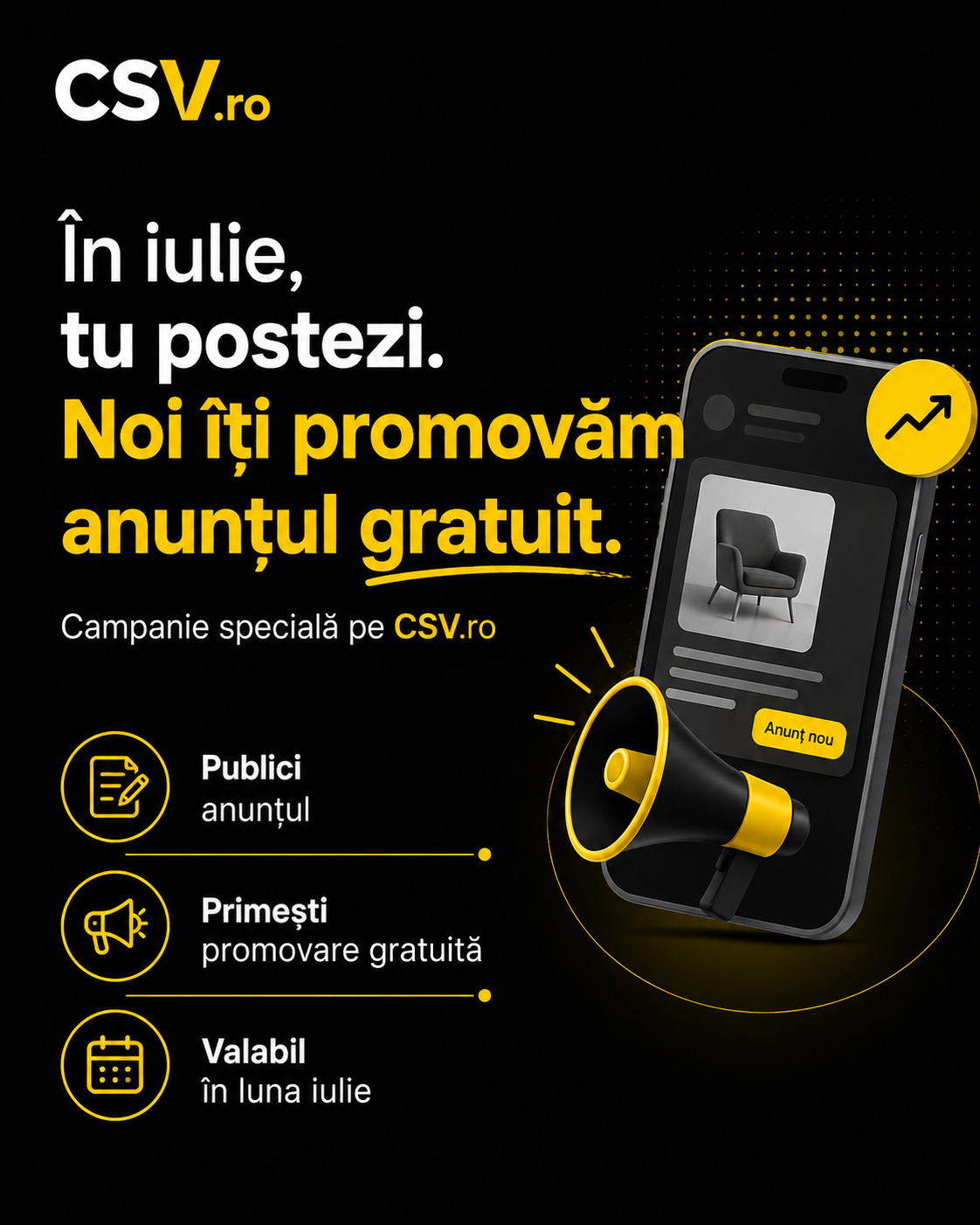 Checklist pentru publicarea unui anunț gratuit online pe CSV.ro